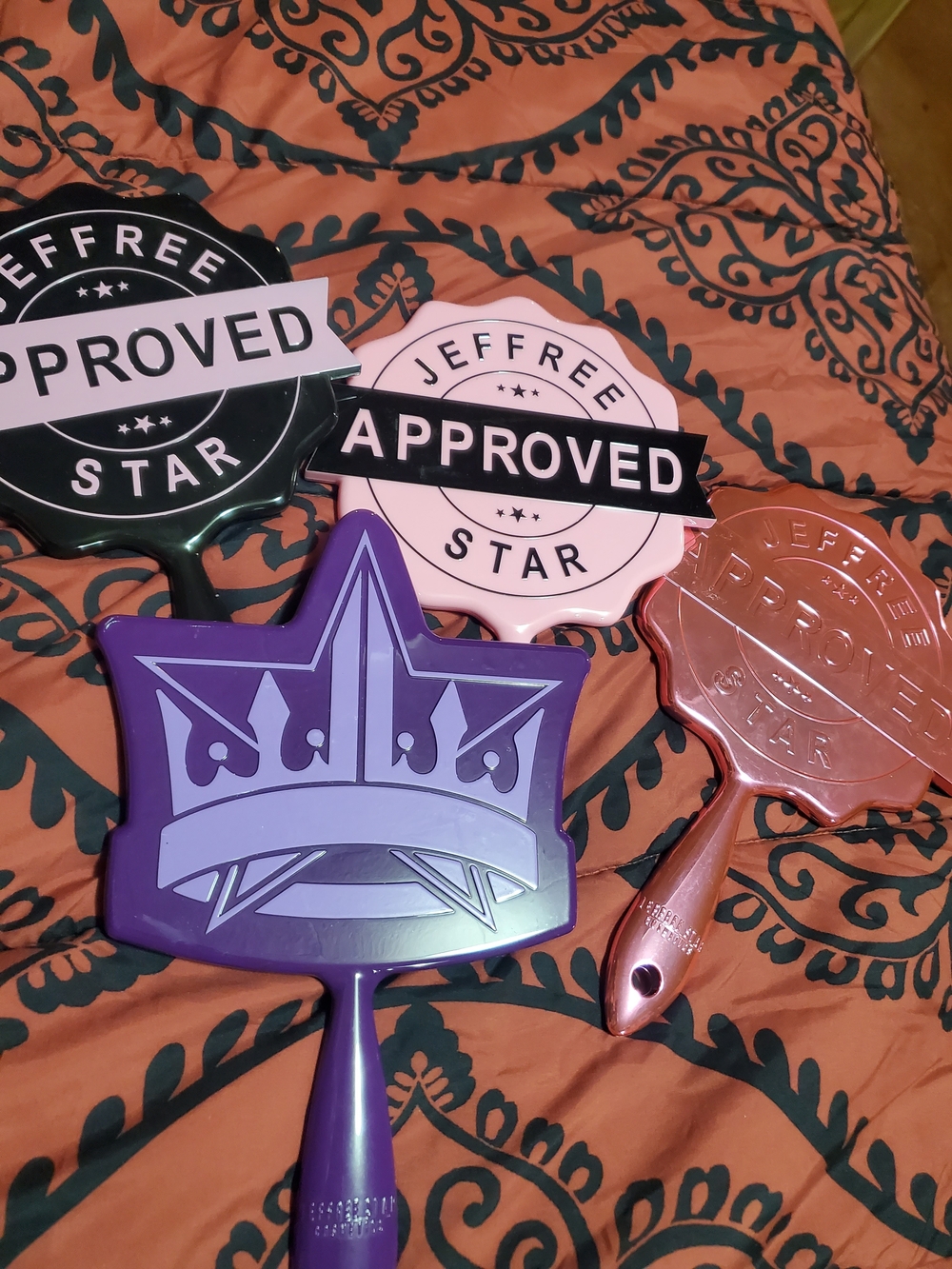 Jeffree Star Purple and Pink Assorted Hand Mirrors
